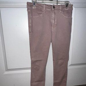 Mauve Hi-Rise Super Stretch Jegging